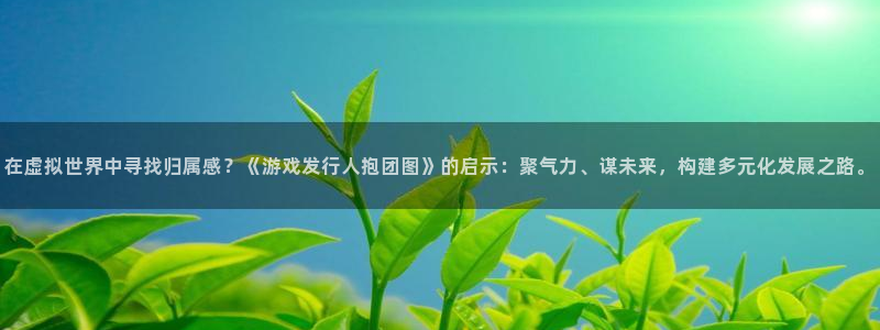 db电竞官网怎么注册账号：在虚拟世界中寻找归属感？《游戏发行人抱团图》的启示：聚气力、谋未来，构建多元化发展之路。