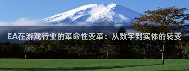 db电竞子财经丛书：EA在游戏行业的革命性变革：从数字到实体的转变