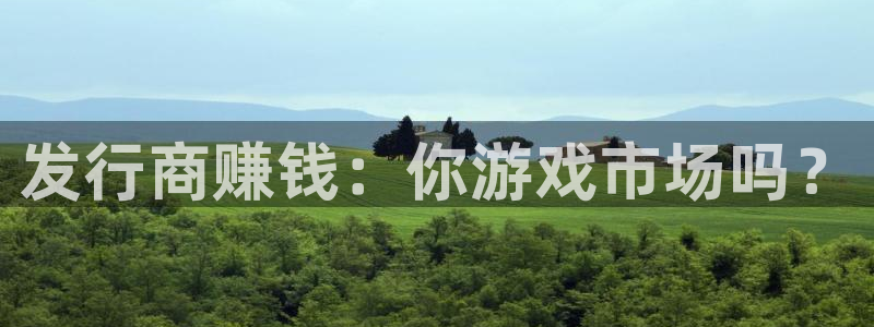 db电竞官网平台怎么样知乎：发行商赚钱：你游戏市场吗？